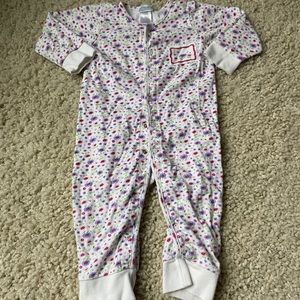 Floral Baby Girl Long Sleeve Onesie